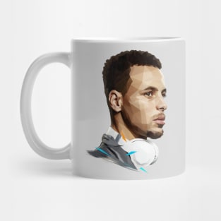 Stephen Curry low poly Mug